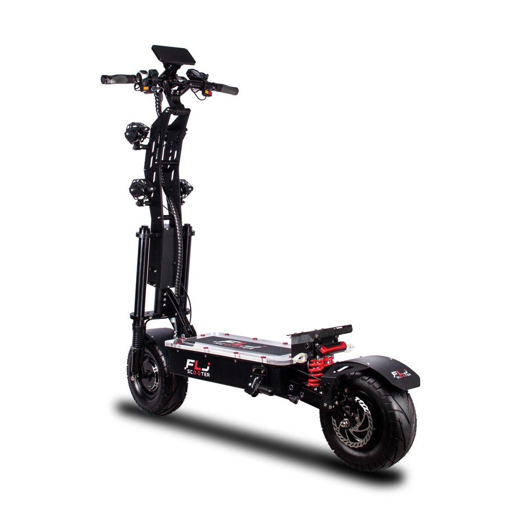 FLJ Upgraded 8000W 13inch fat wheel 72V Electric Scooter with 90-130kms range dual motor big wheel e bike adults E Scooter