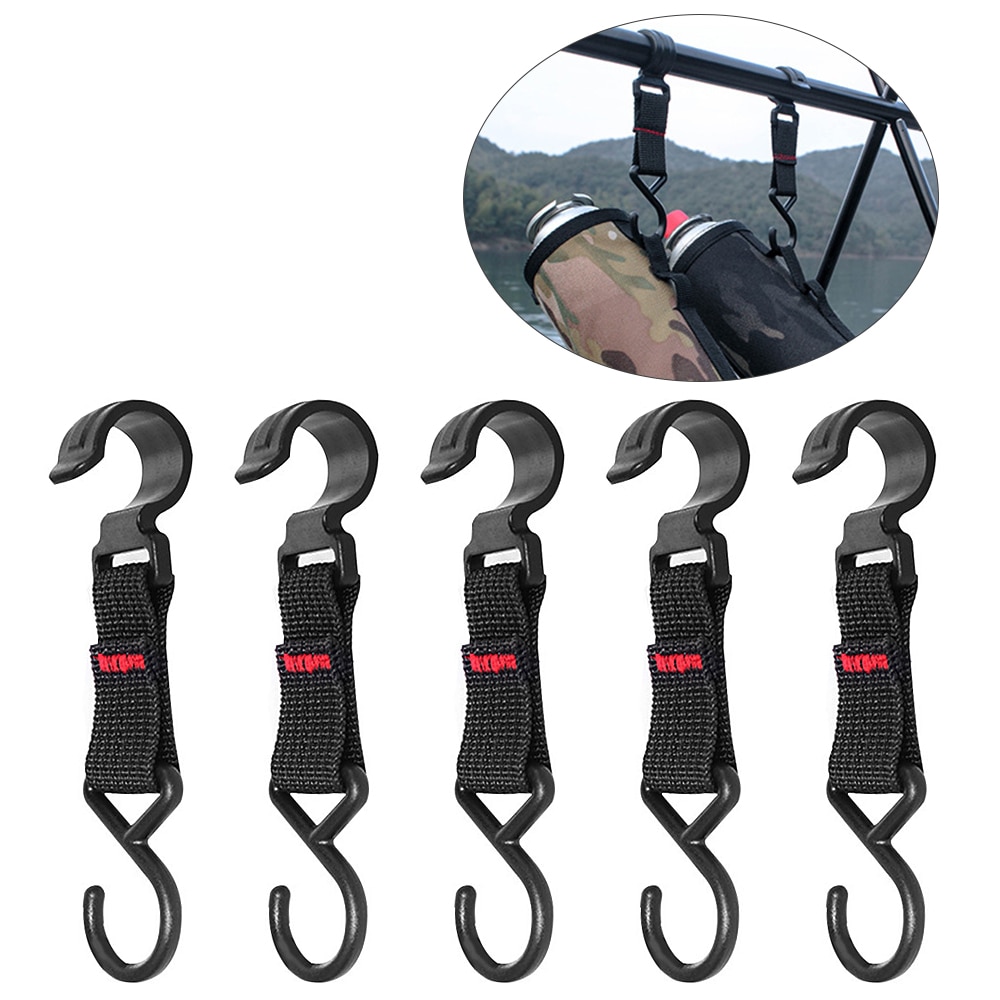 2021 New Outdoor camping accesorios Moveable Storage Hook Detachable Hanging Hook S-Shaped Hook