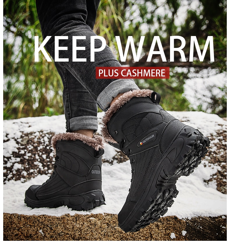 Waterproof Hiking Snow Boots Outdoor Hiking Footwear
