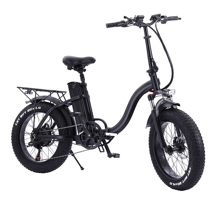 Duty free electric bicycle 800w 48V12.8ah lithium battery 4.0 fat ebike fatbike folding Foldable adult Bikes 20inch e bike