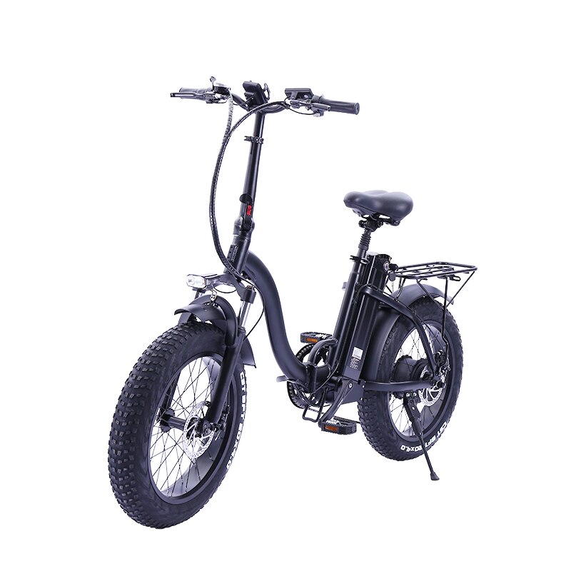 Duty free electric bicycle 800w 48V12.8ah lithium battery 4.0 fat ebike fatbike folding Foldable adult Bikes 20inch e bike