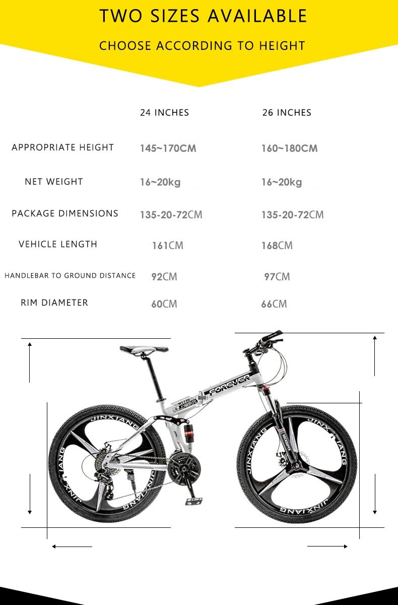 Adult Off-road Bicycle Mountain Bike Women Folding Speed Bicycle Double Shock Absorber Student Racing Velo Pliable Entertainment