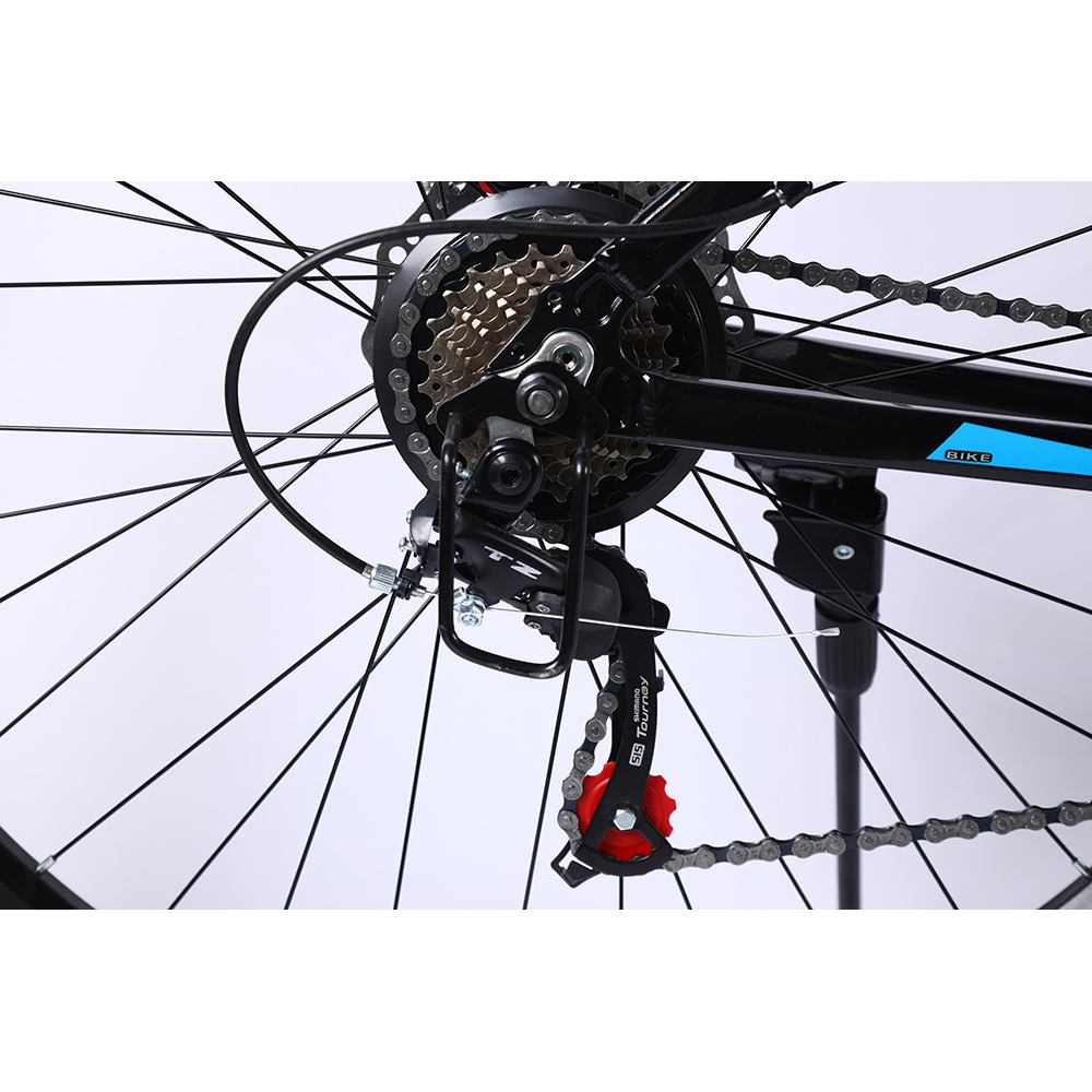21 Speeds 27.5 Inches Steel Frame Suspension fork Disc Brake Mountain Bike BOLI disc brake Brake MTB Outdoor 2 Color