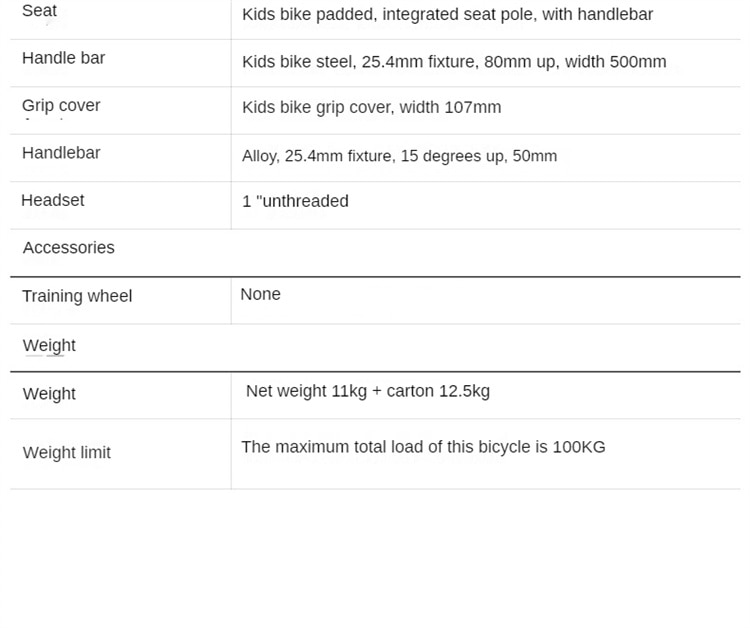 20 Inch 3 Spokes Children's Bike Bicycle Magnesium Alloy BMX Double Disc Brake Shock Proof Damping Children's Mountain Bikes