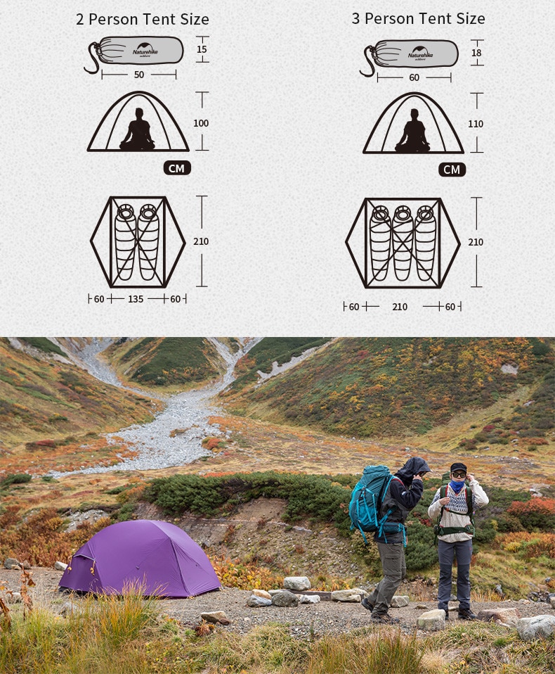 Naturehike Mongar Camping Tent 2 Persons