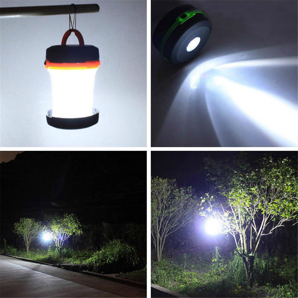 Multifunction Retractable Camping Lights LED Flashlight Outdoor Portable Lantern Mini Tent Light Emergency Lamp Pocket Torch