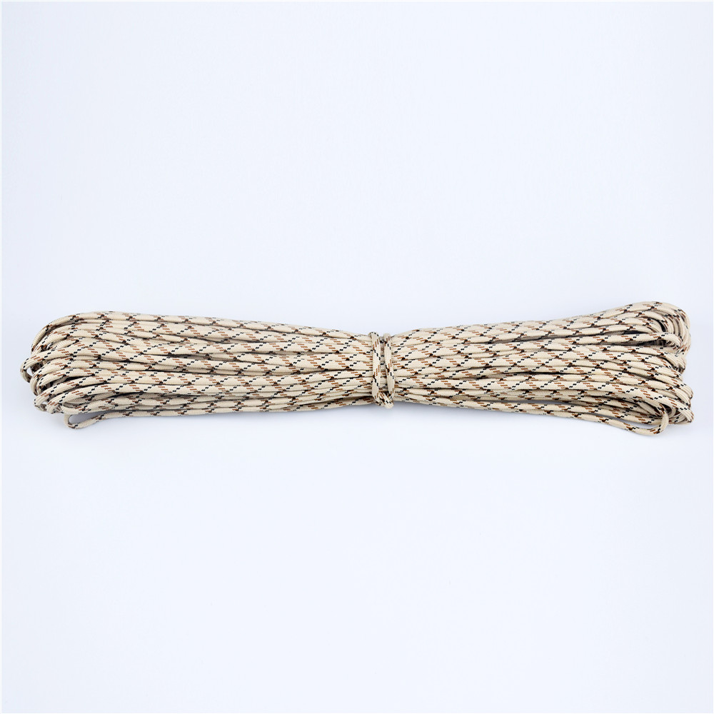 100 Meters Diameter 4mm 7 stand Cores Paracord for Cord Lanyard Mil Spec Climbing Outdoor Camping Survival Equipment Tents Rope