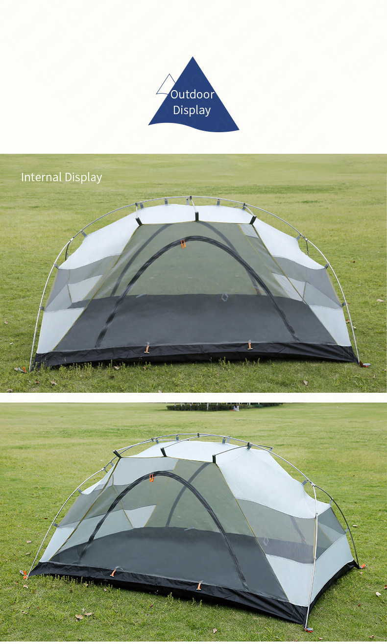 Outdoor Winter Camping Tent 2 Persons Double Layer