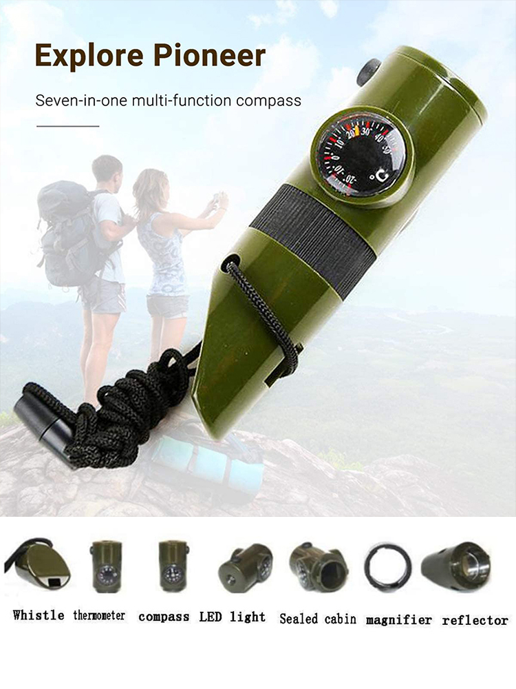 Multi-Functional Whistle Outdoor Survival Equipment