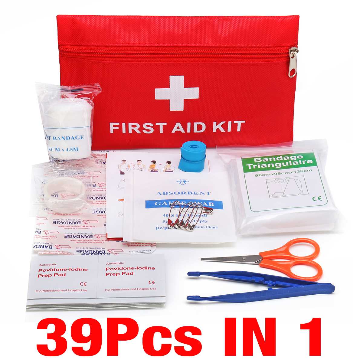 16Pcs-300Pcs Portable First Aid Kit Survival Bag Mini Emergency Bag for Car Home Picnic Camping Travelling Outdoor
