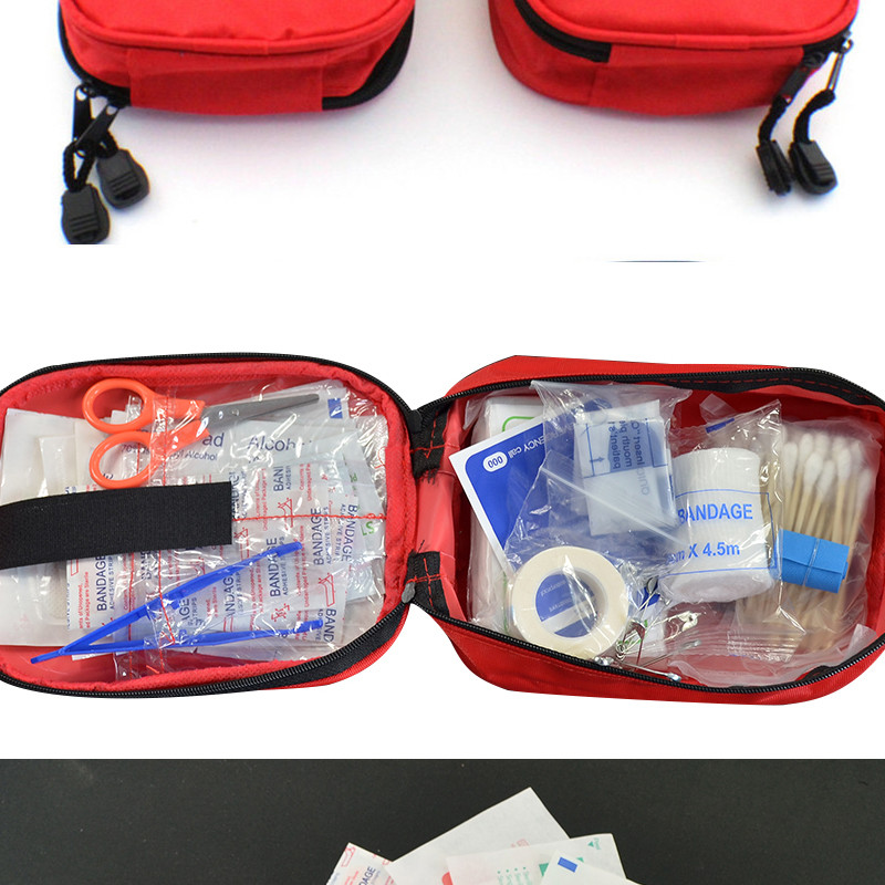 120pcs/pack Safe Camping Hiking Car First Aid Kit Medical Emergency Kit Treatment Pack Outdoor Wilderness Survival