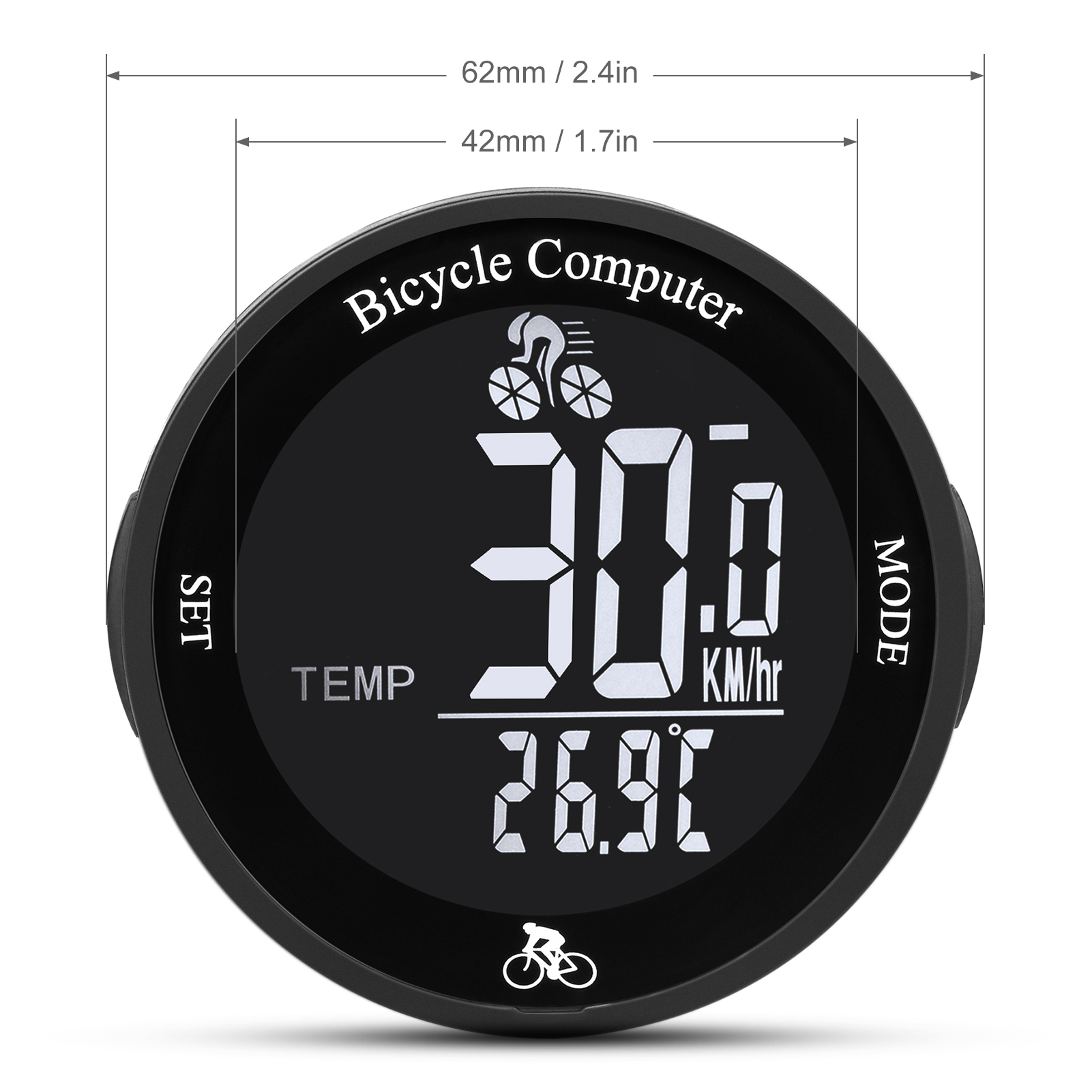 Cycling Speedometer Wireless Bike Computer Waterproof Bicycle Odometer Multi Functional LCD Screen MTB Speedos Meter Accessories