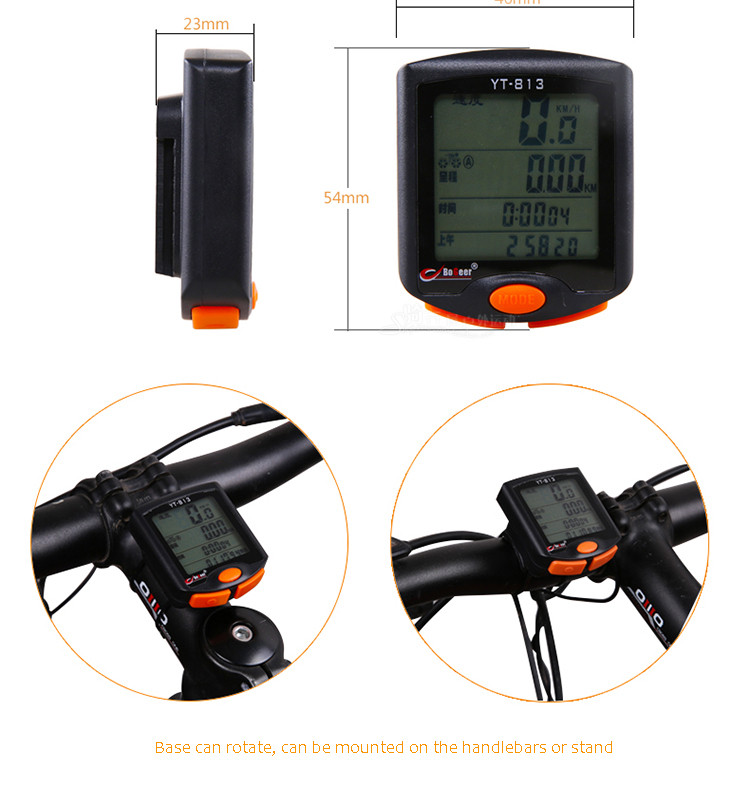 Waterproof Bicycle Computer Wireless And Wired Road MTB Bike Cycling Odometer Stopwatch Speedometer Watch Digital Bike Compute
