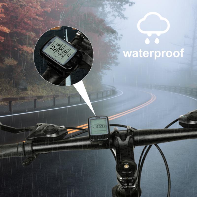Waterproof Wireless Bicycle Computer Odometer LED Digital 