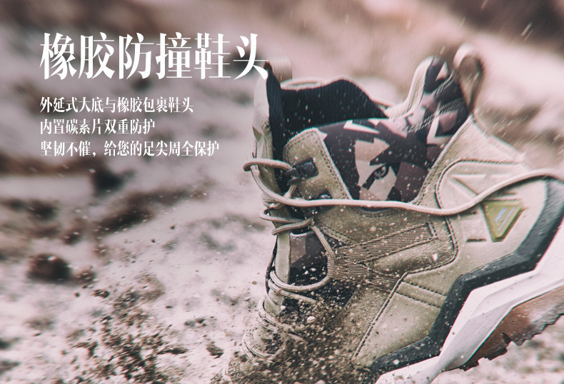 RAX Winter Hiking Boots Men Waterproof Breathable Outdoor Sports Sneakers for Men Trekking Boots Mountain Trekking Shoes Bigsize