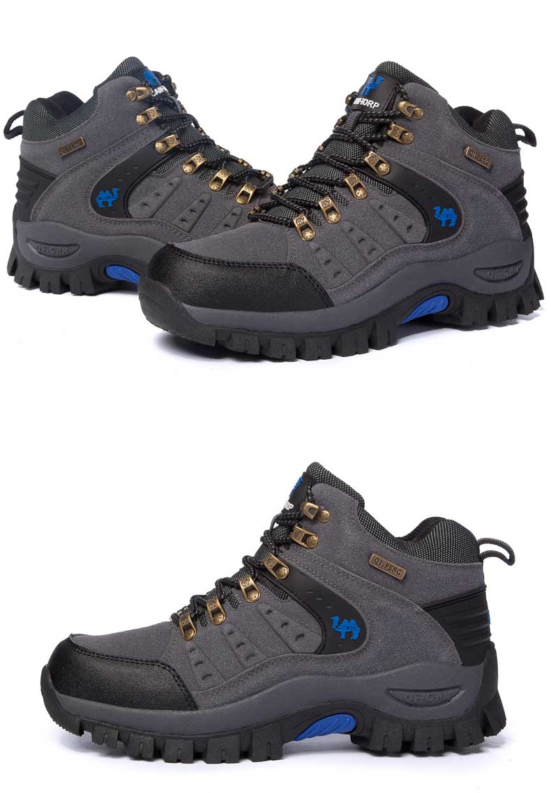 2021 Couples Outdoor Mountain Desert Climbing shoes. Men Women Ankle Hiking Boots, Plus Size Fashion Classic Trekking Footwear