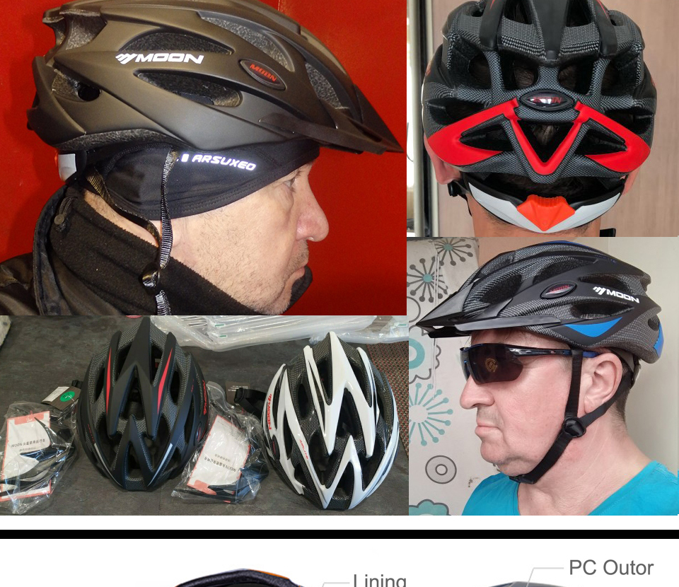 MOON Cycling Ultralight Helmet In-mold MTB