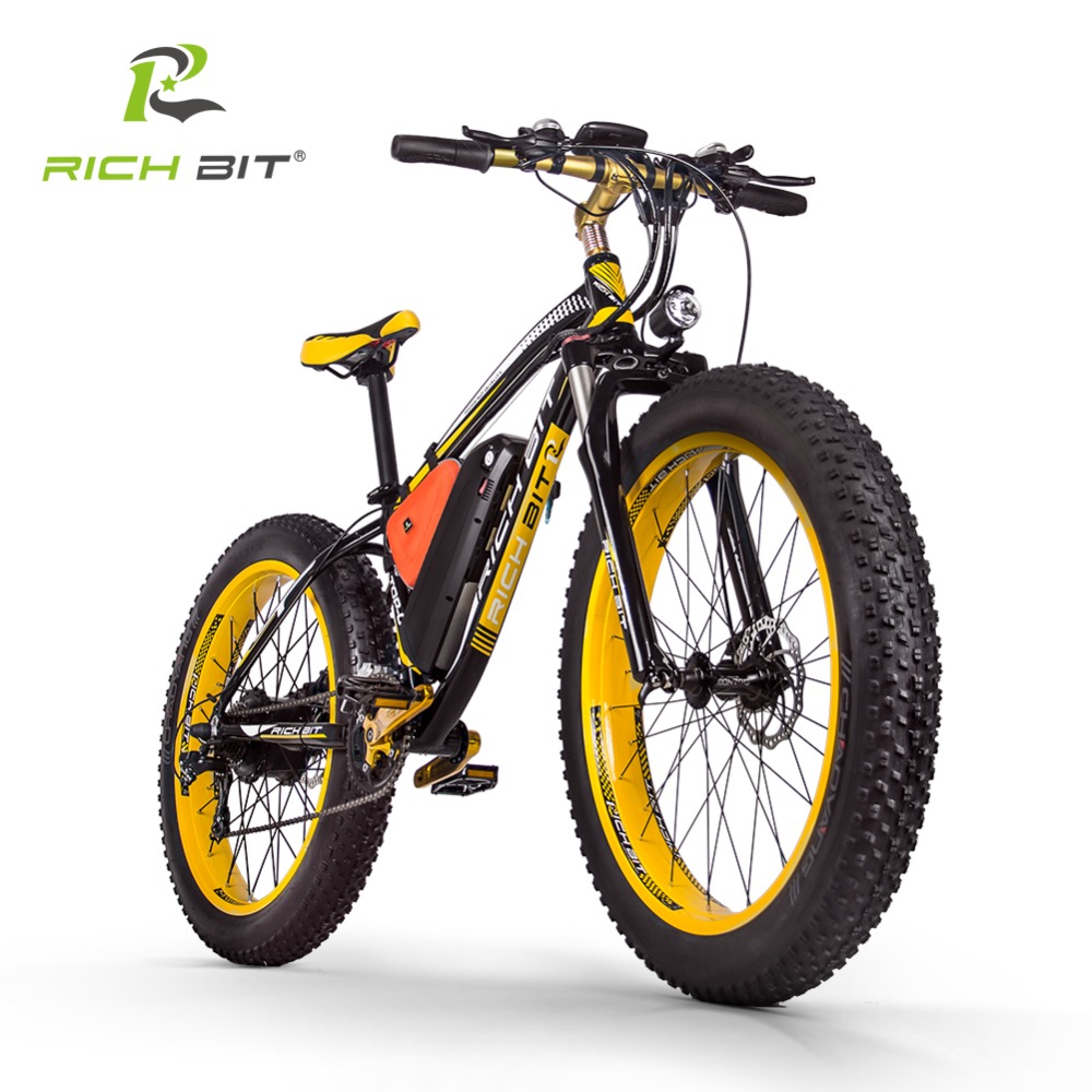 RichBit Electric Mountain Bike Powerful 48V 17AH 1000W