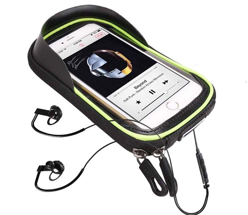 Waterproof Bicycle Frame Bag  Touch Screen Phone Holder