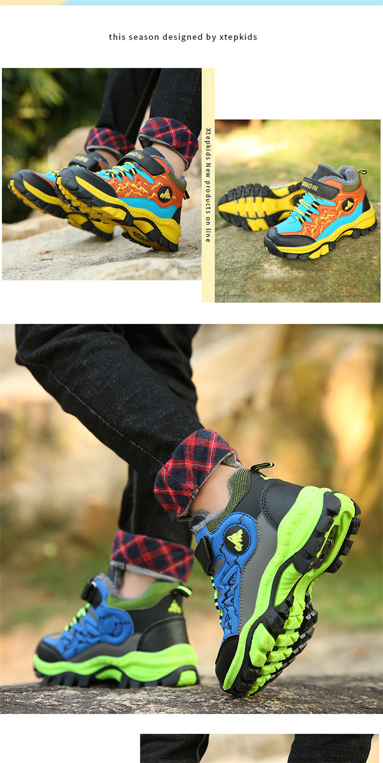 MudiPanda Outdoor Hiking Shoes Non-slip Warm Wearproof