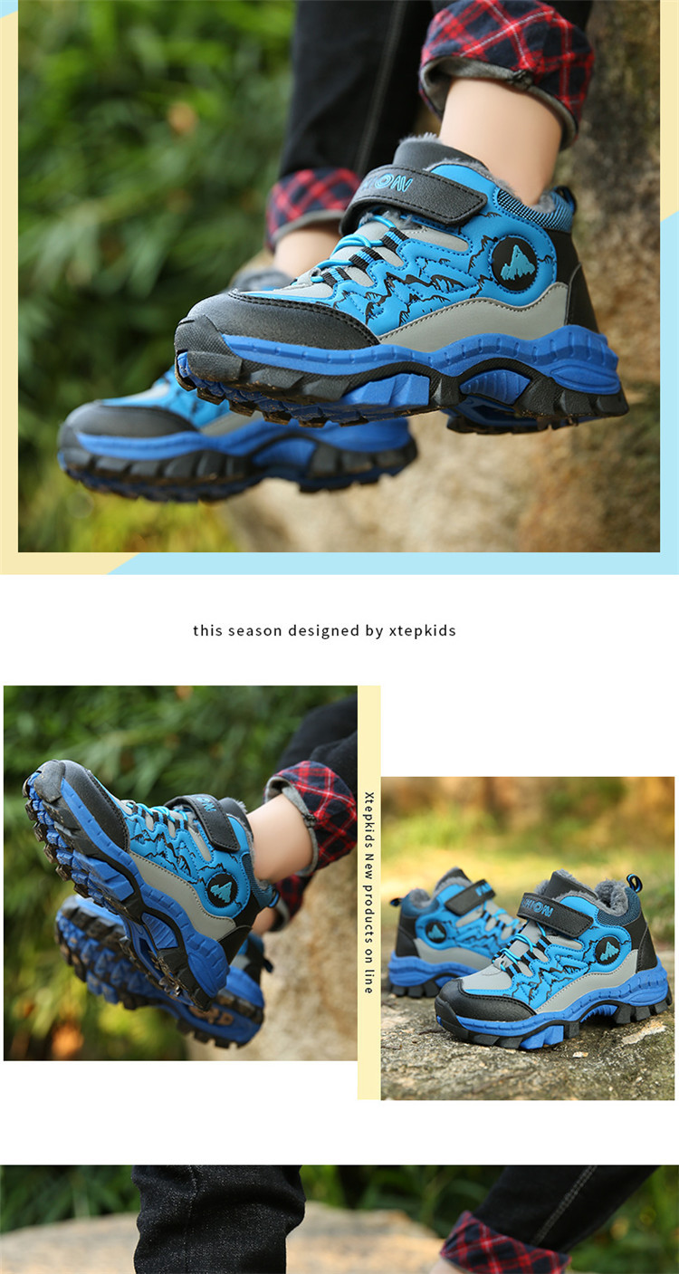 MudiPanda Outdoor Hiking Shoes Non-slip Warm Wearproof