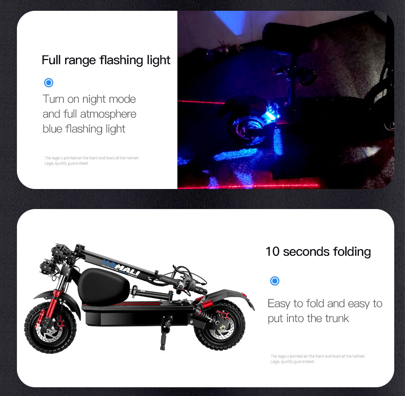 60V-5600W Adult Electric Scooter 120KM 80KM/H Dual Motor