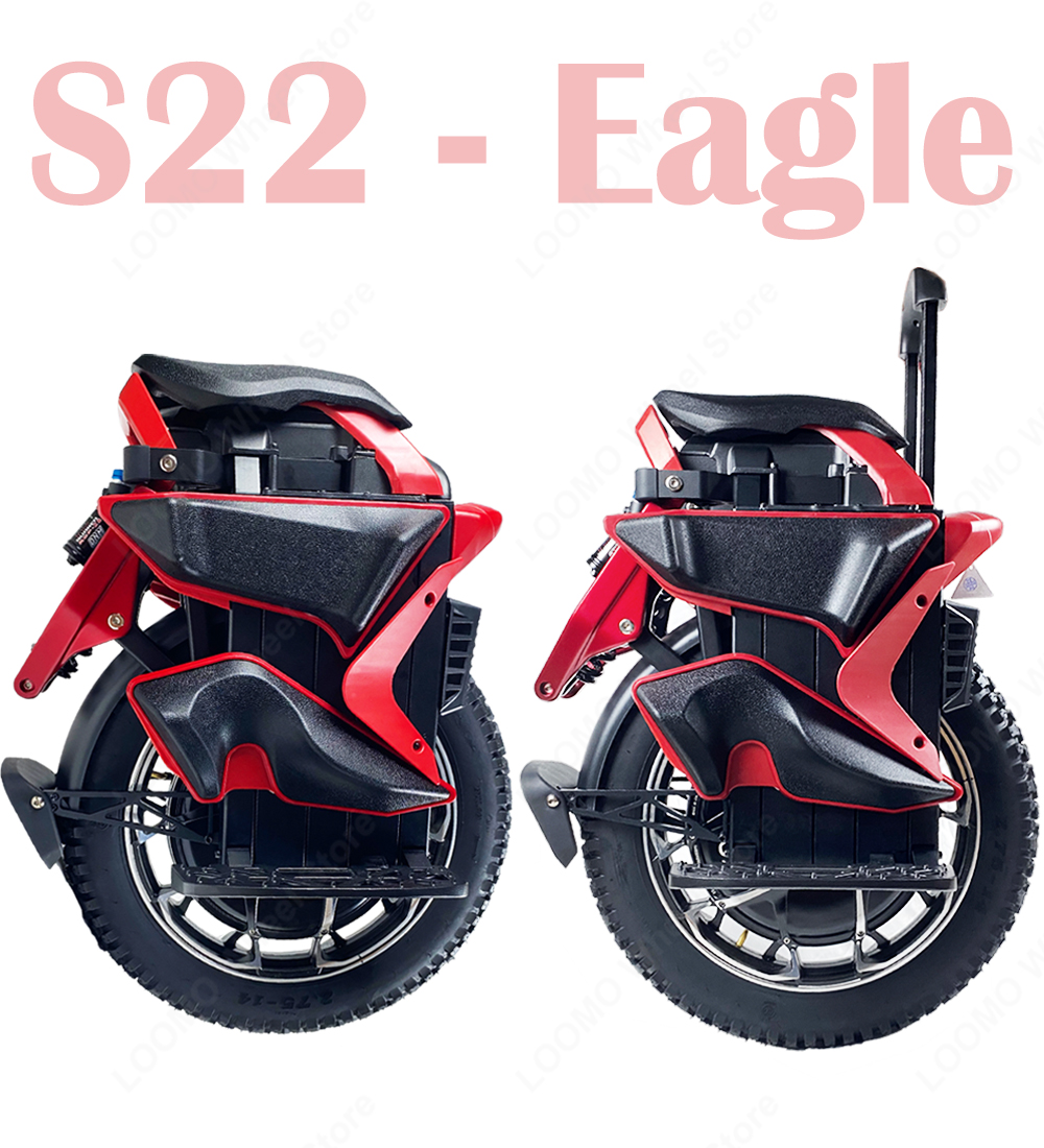 In Stock KinSong S22 Eagle Unicycle 126V 2220Wh Electric Unicycle 3300W Motor 20 Inch Off-road Suspension Electric Unicycle