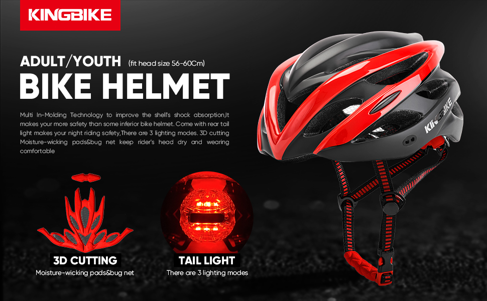 KINGBIKE HOT Bicycle Helmet Men Women MTB Road Cycling Helmets Ultralight Integrally-molded EPS+PC Bike helmet Capacete Ciclismo