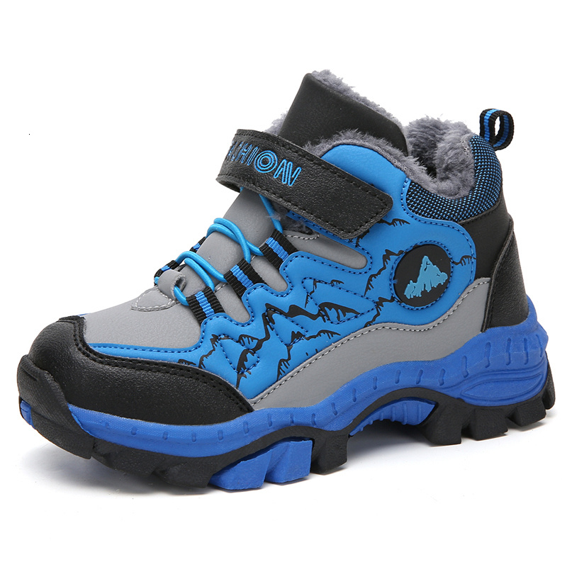 blue winter shoes
