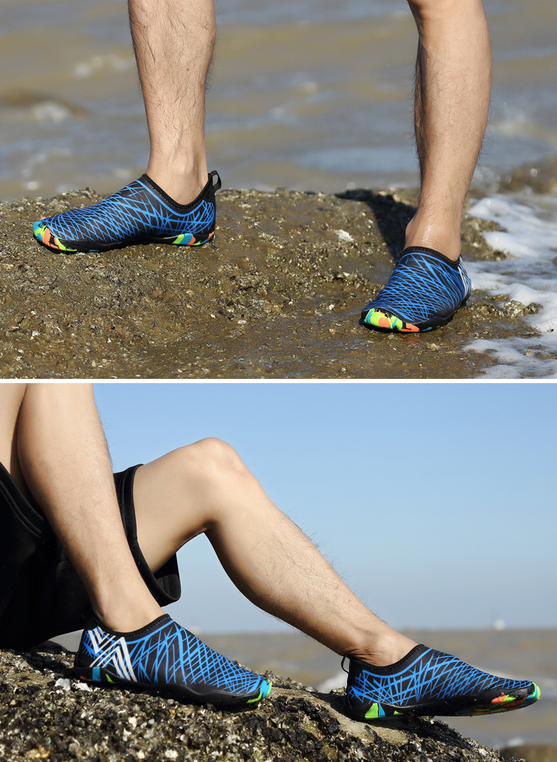 Swimming Shoes Diving Outdoor Beach Shoes Couple's Upstream Shoes Fitness Skin Touching Snorkeling Non-Slip Wading Shoes