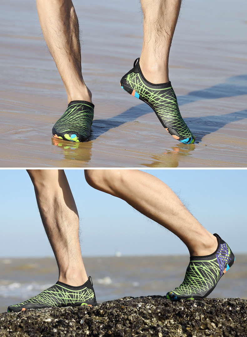 Swimming Shoes Diving Outdoor Beach Shoes Couple's Upstream Shoes Fitness Skin Touching Snorkeling Non-Slip Wading Shoes