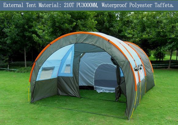Waterproof Large Camping Tent Canvas 8 -10 Person 