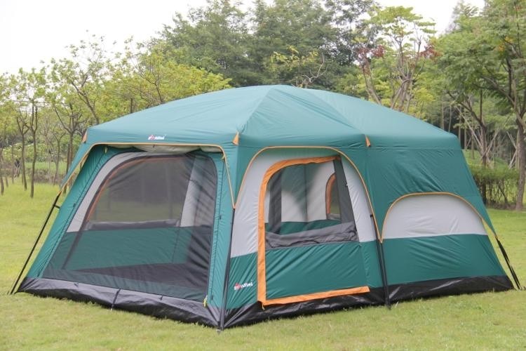 Large Family Camping Tent 6 - 12 Person Double Layer